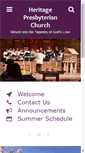Mobile Screenshot of heritagechurchmuskego.com